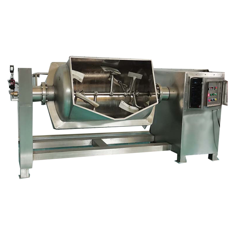 臥式橫軸全自動(dòng)攪拌炒鍋