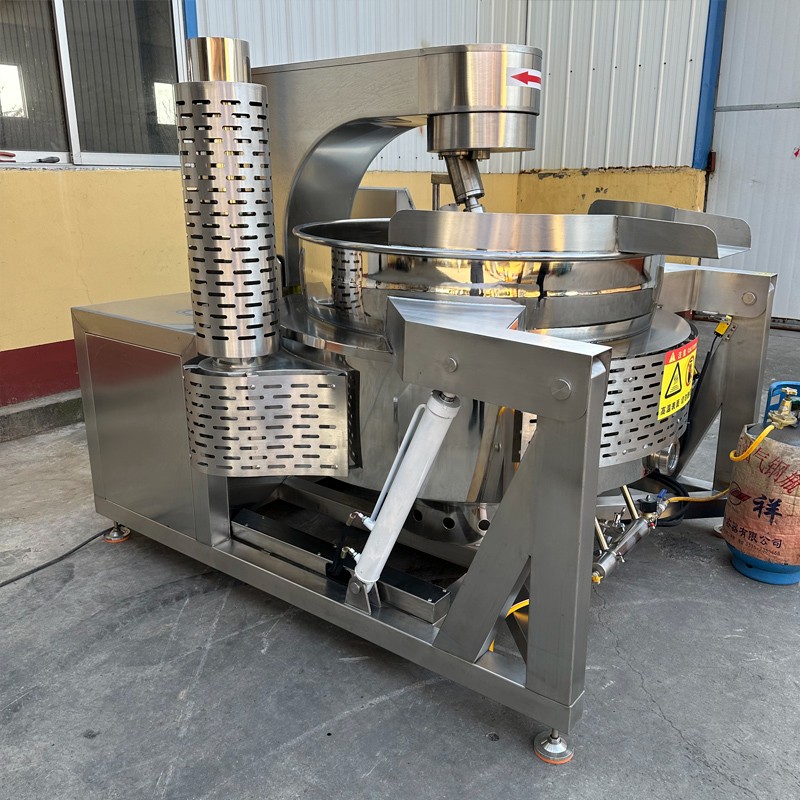 燃?xì)饧訜崛詣?dòng)行星攪拌炒鍋